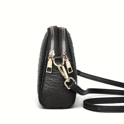 Cora | Beautiful Mini Crossbody Bag Made of Faux Leather with Crocodile Pattern