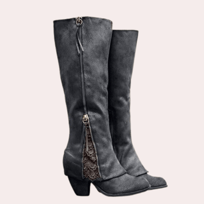 Cressida - Lace Rider Boots