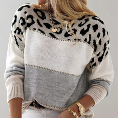Cheyenne - Leopard-Print Casual Hoodie