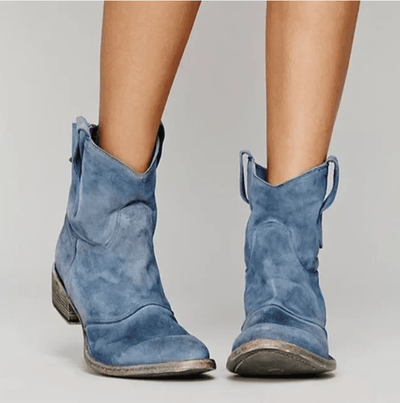 Isolde - Suede Western Boots