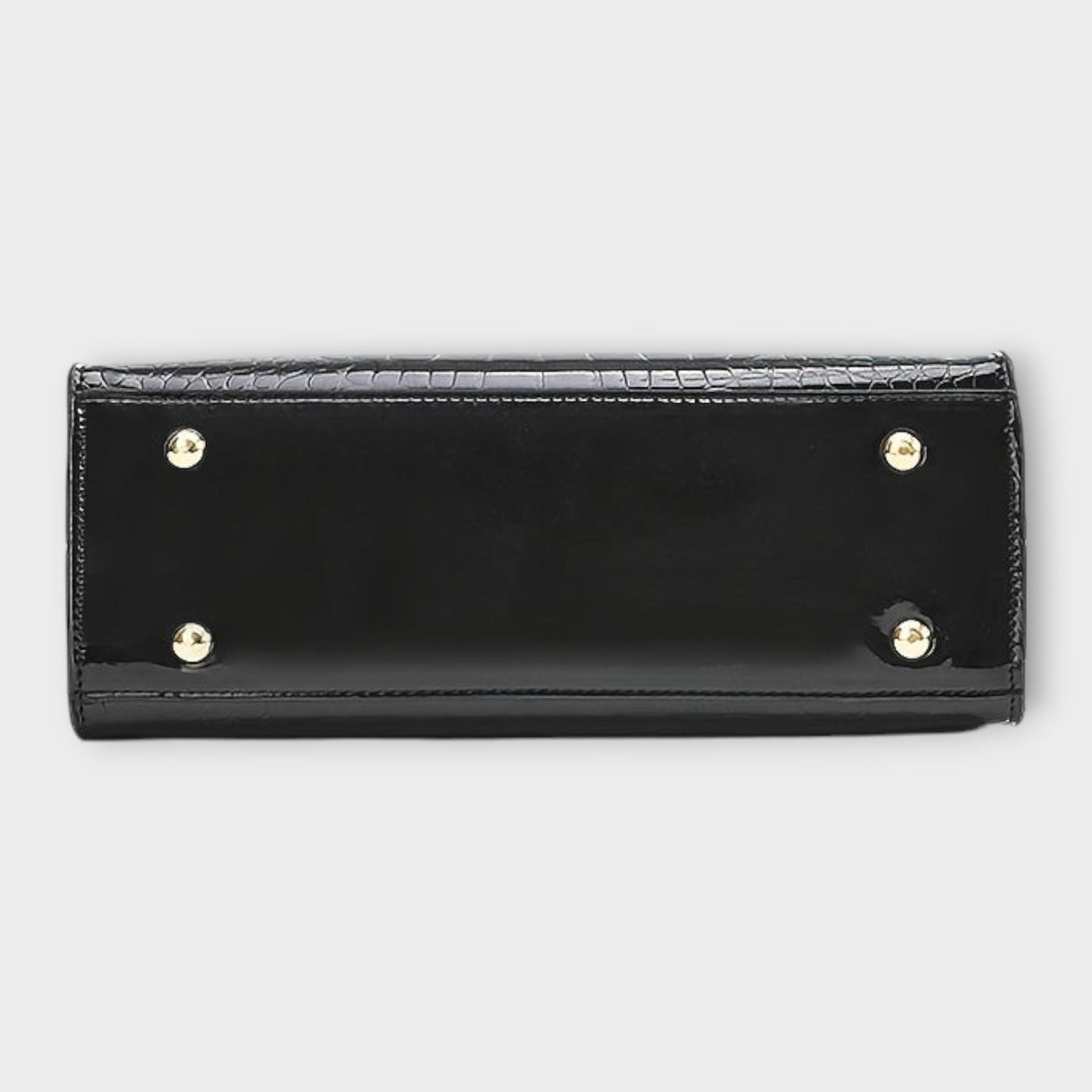 Madison - Glossy Crocodile Pattern Handbag